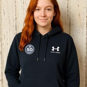 Under Armour Hoodie with 2025 CIAA 50th Women's Basketball Tournament Logo [L]
